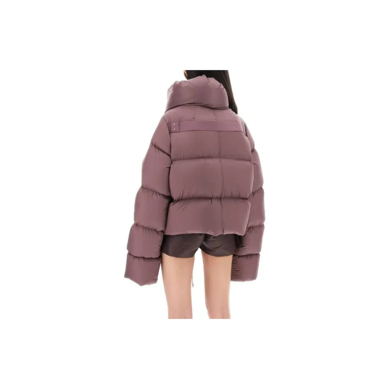 RICK OWENS Funnel Neck Jacket 'Amethyst'-2