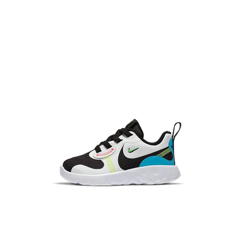 Nike Renew Lucent 2 Low Top Toddler Shoes Black White Blue Infant And Toddler-0