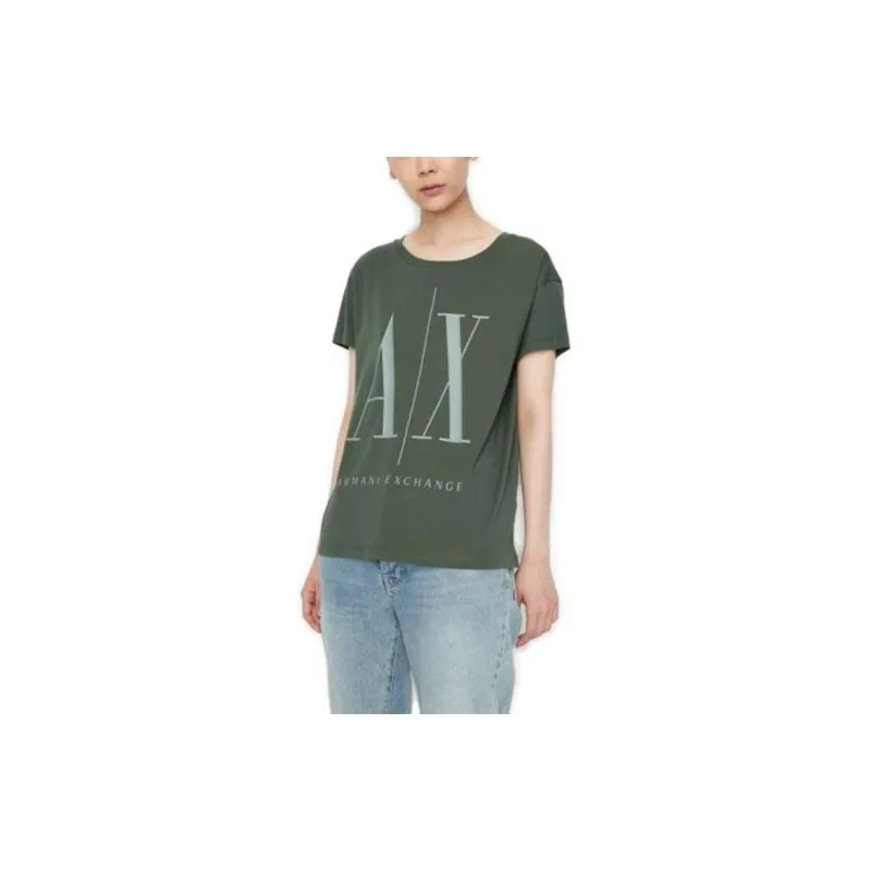 EMPORIO ARMANI T-Shirts Women's Green-1