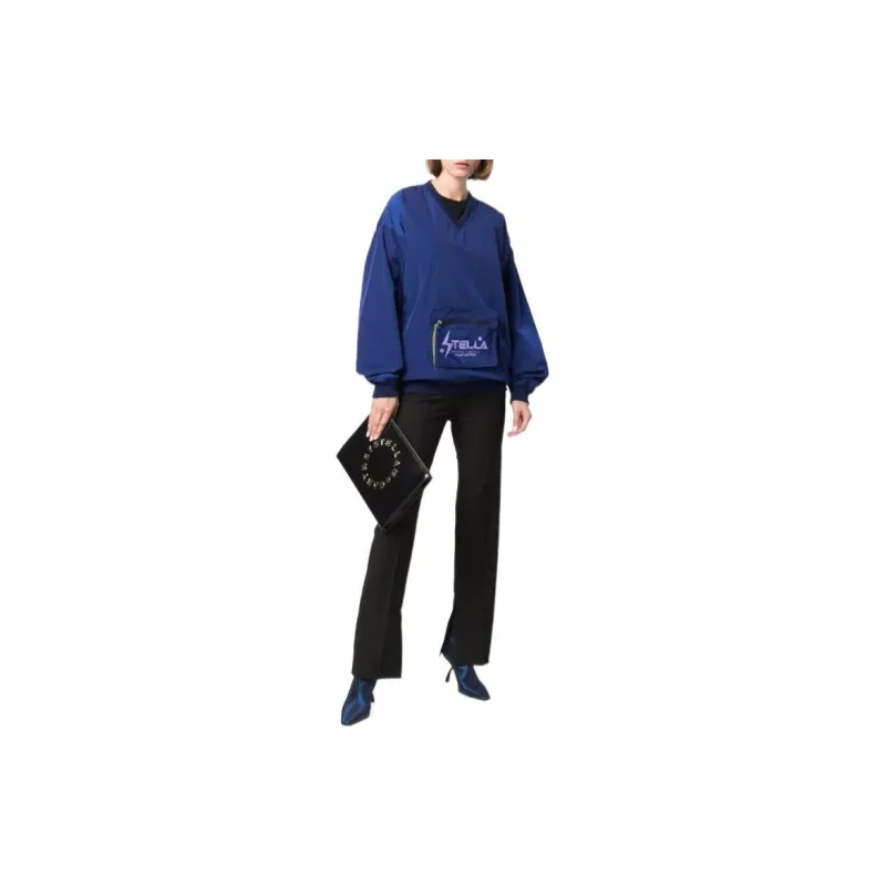 Stella McCartney V neck Pouch Pocket Sweatshirt-1