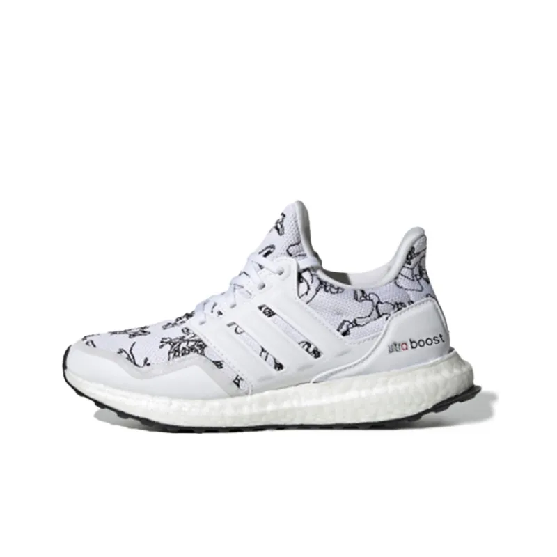 Disney x Adidas ULT J Anti Slip Wear Resistant Low Top Kids' Running Shoes White Gray Teenagers-0