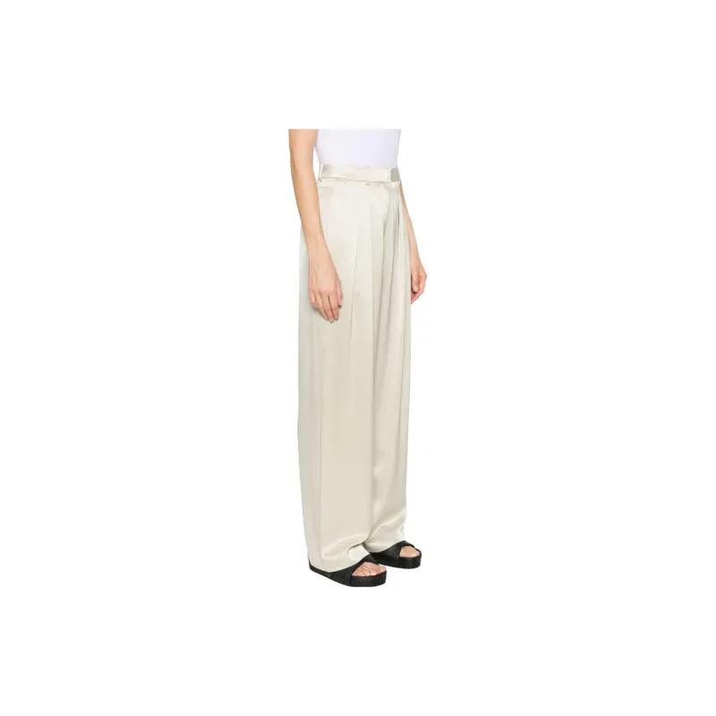 NANUSHKA Lynda Straight leg Satin Trousers-3