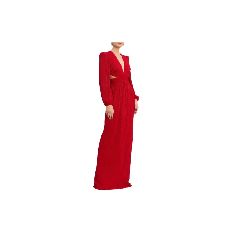 REBECCA VALLANCE FW23 Long-Sleeved Dresses Women's Red-3