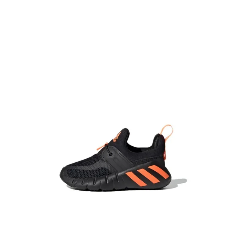 Adidas Rapidazen I Breathable Low Top Toddler Shoes Black Orange Infant And Toddler-0