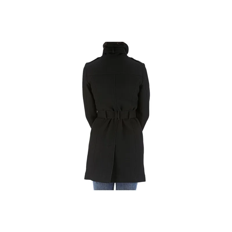 Burberry Trench Coats Women's Black-2