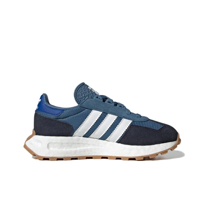 Adidas Originals Retropy E5 J Abrasion Resistant Low Top Sports Casual Shoes Blue Teenagers-1