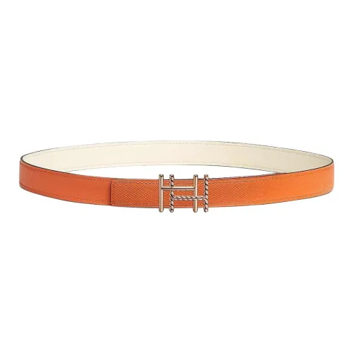 HERMES Leather Belts Unisex