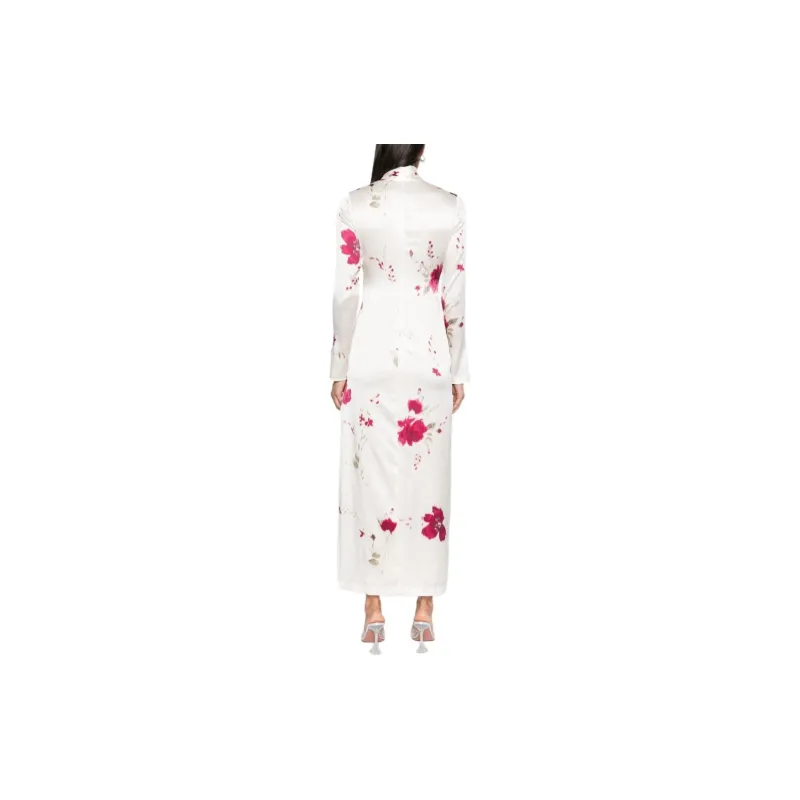 Blumarine Roses print Maxi Dress-2
