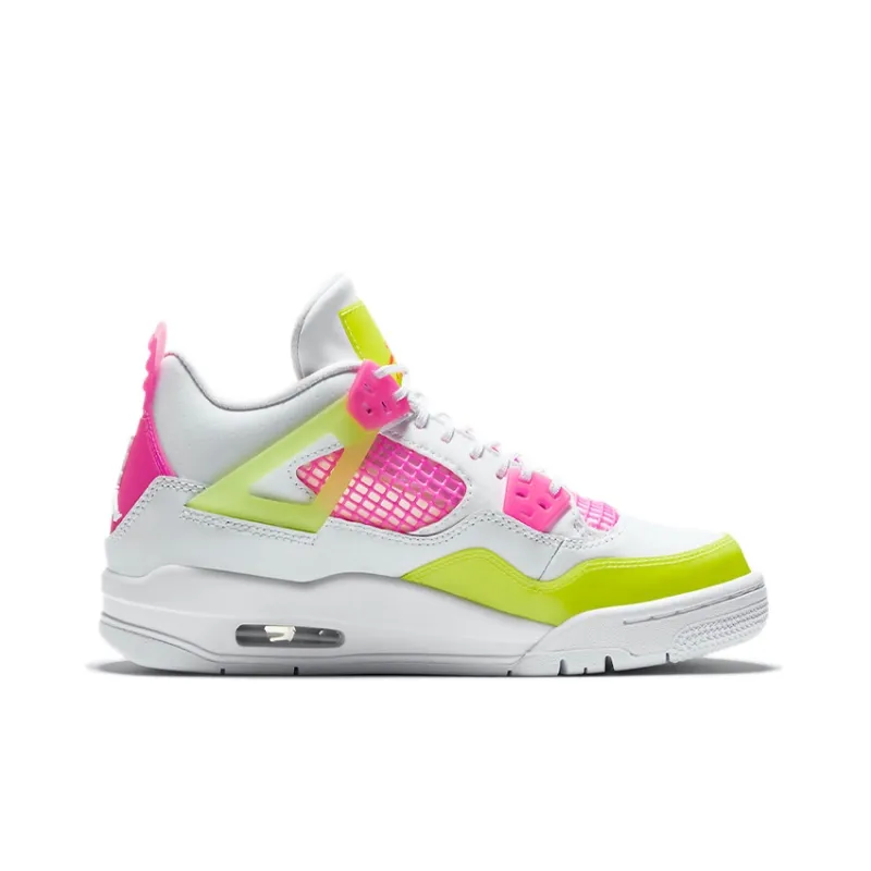 Jordan 4 Retro White Lemon Pink GS-1