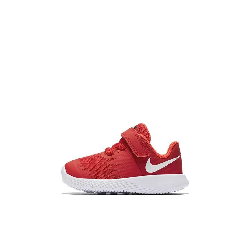 Nike Star Runner 2 Slip-Resistant Cushioning Wear-Resistant Low-Top Toddler Shoes Red Infant And Toddler-0