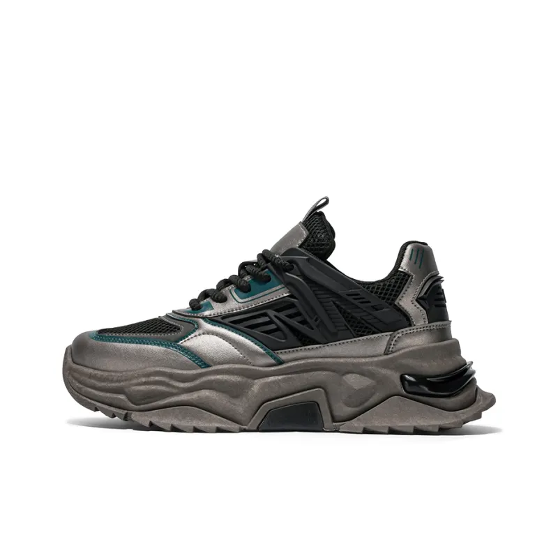 YIVELOVE Anti-Slip And Wear-Resistant Height Increasing Low-Top Chunky Sneakers Men's-8