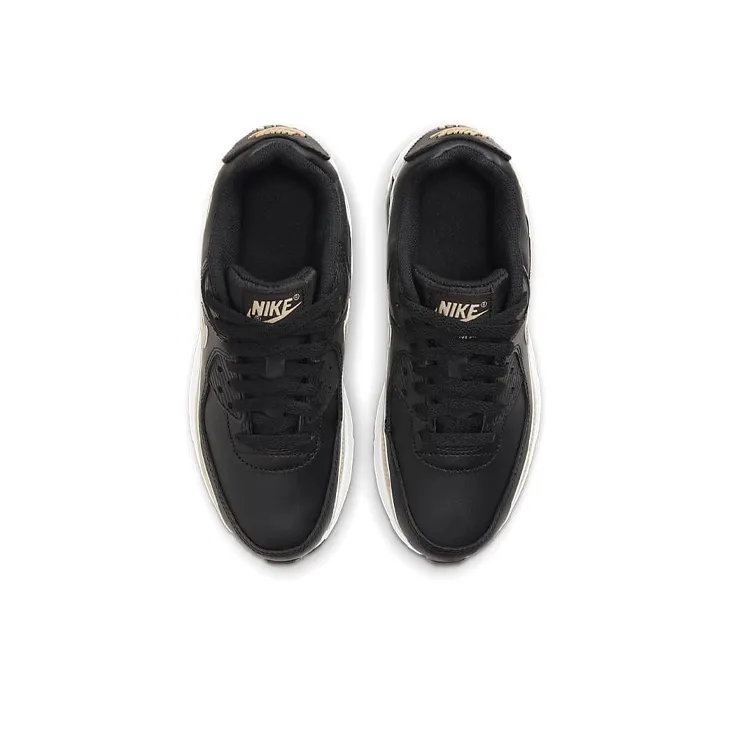 Nike Air Max 90 LTR Black Metallic Gold Star GS-3