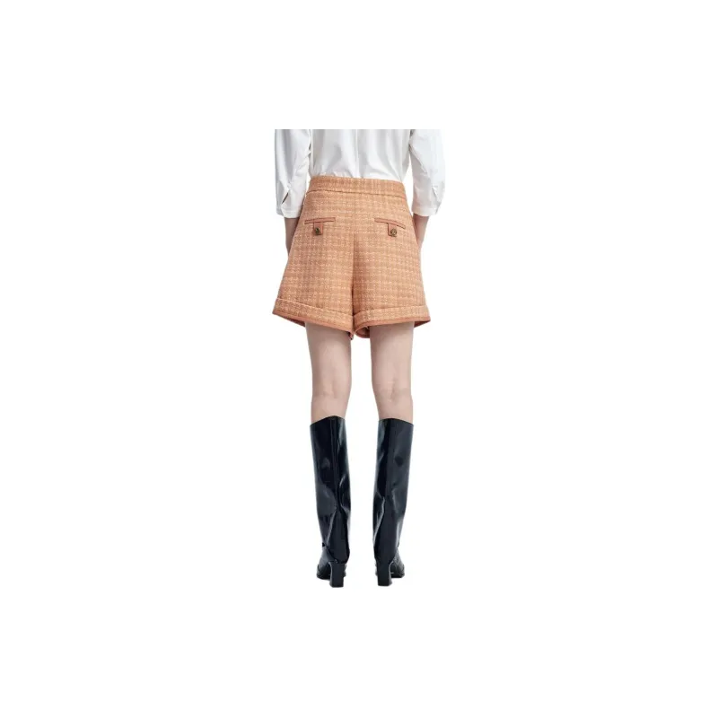 XG Casual Shorts Women's Light Orange-2