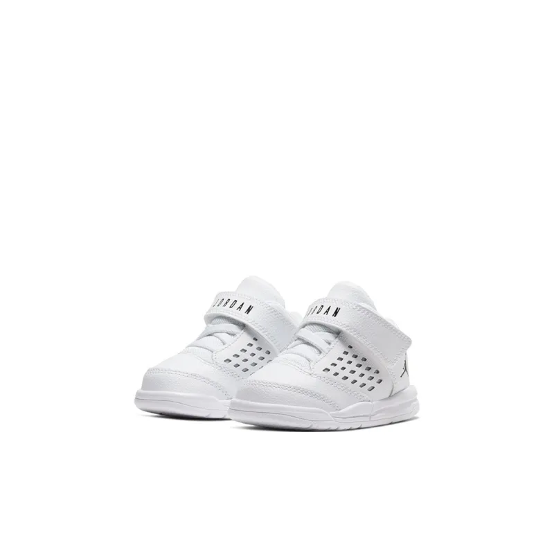 Jordan Flight Origin 4 Cushioning Anti-Slip And Wear-Resistant Mid-Top Toddler Shoes White Infant And Toddler-2
