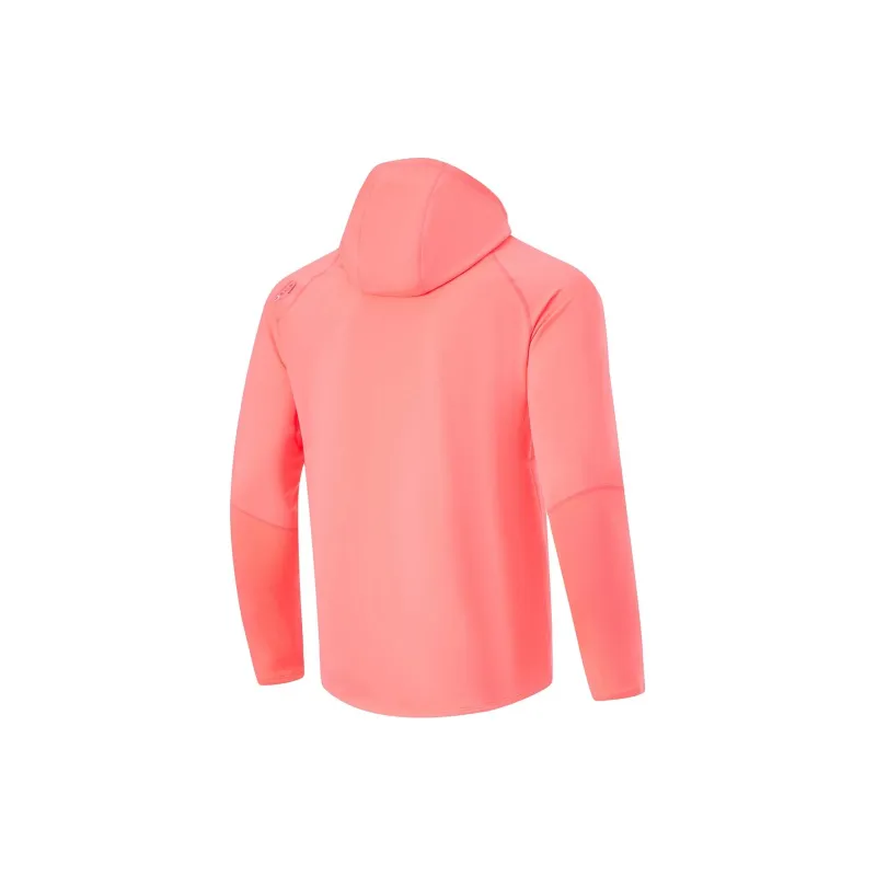 LiNing CBA Collection Professional Basketball Collection Sweatshirt Men's Fluorescent Begonia Red-1