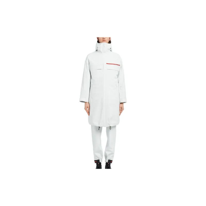 PRADA Gore-Tex Pro Padded Jacket Jackets Coats Women's Pink White-1