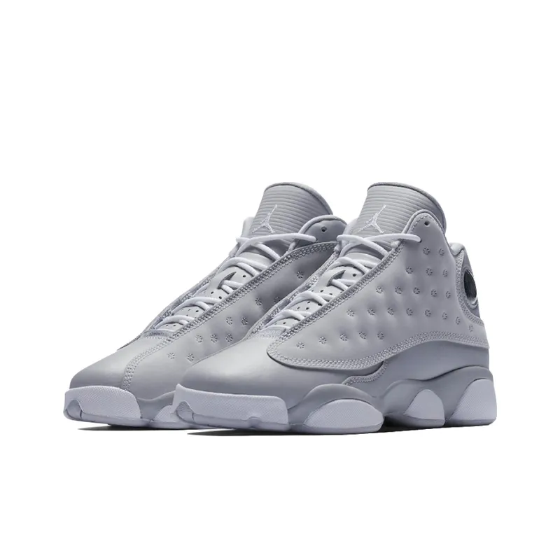 Jordan 13 Retro Wolf Grey Deadly Pink GS-2