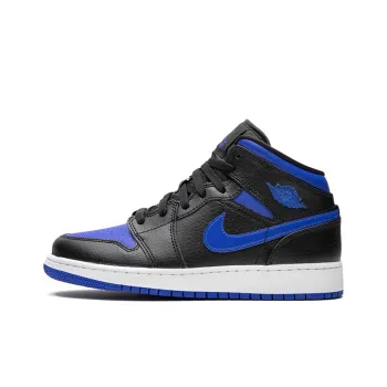 Jordan 1 Mid GS Black Hyper Royal