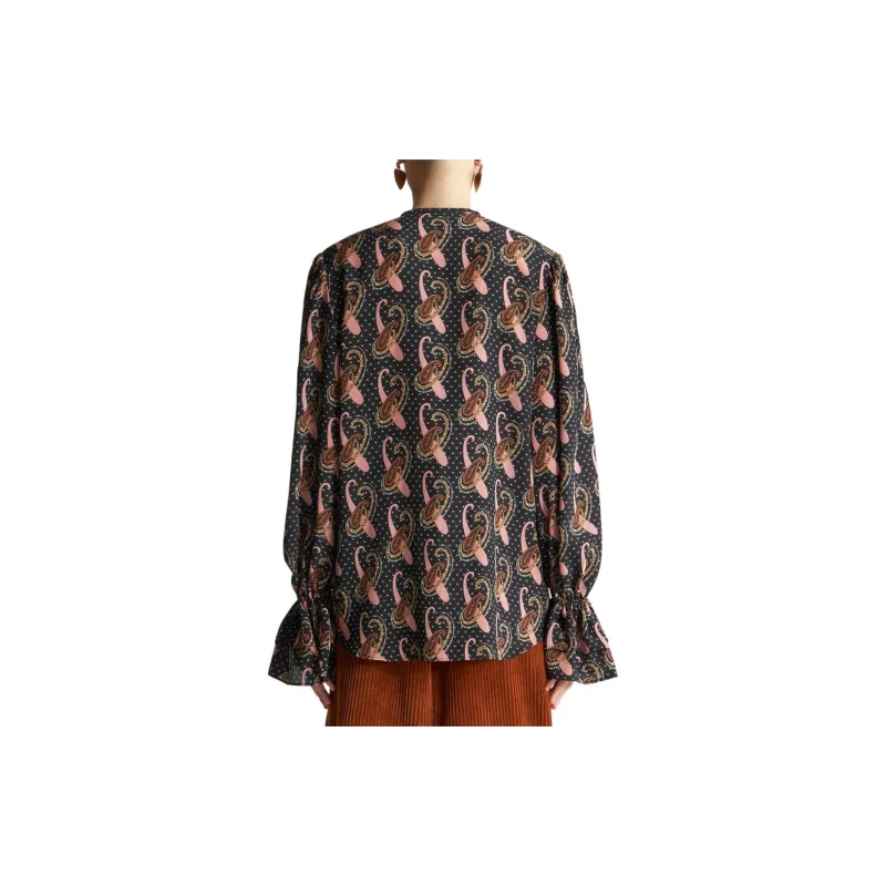 ETRO Paisley print Silk Blouse-2