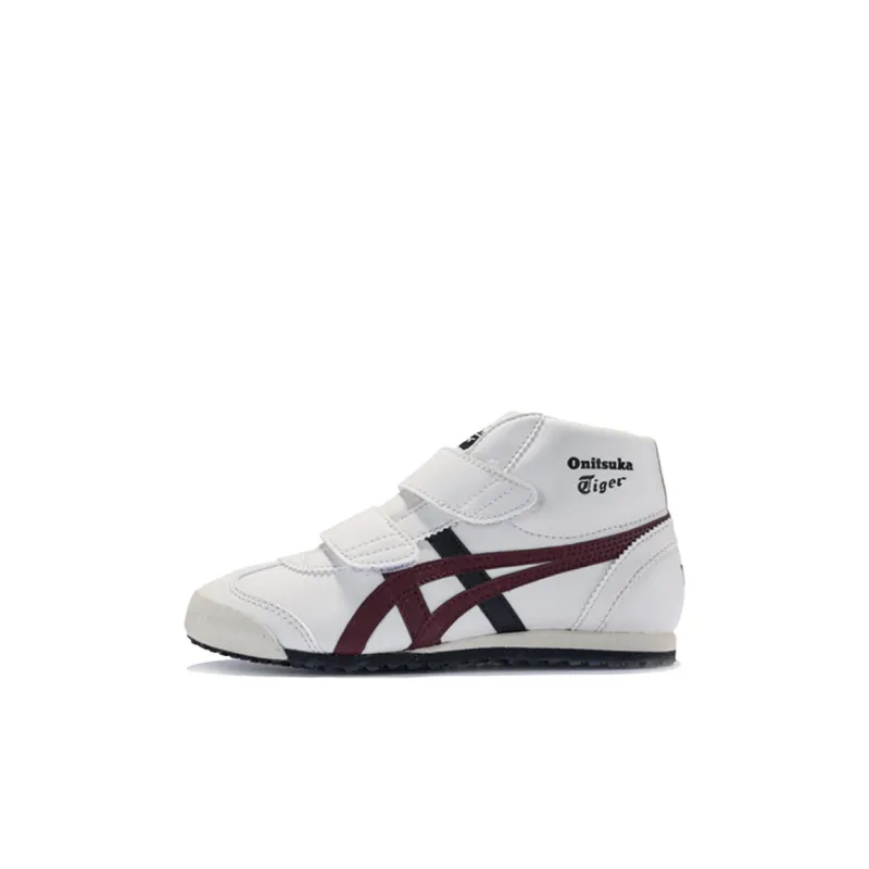 Onitsuka Tiger Mexico Mid Runner Slip Resistant Shock Absorbers Children Aged 3 7 Years Old-0