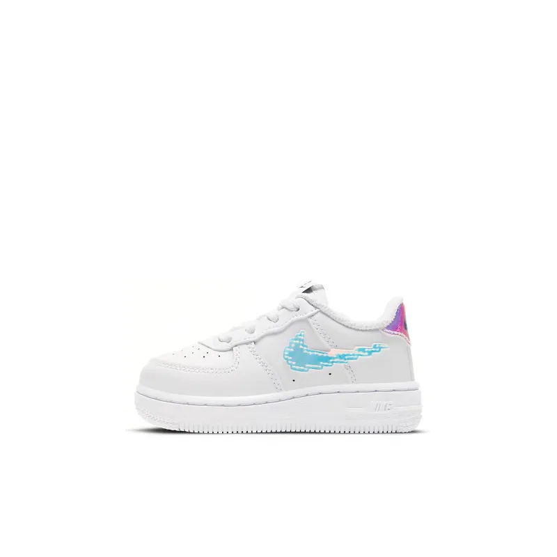 Nike Air Force 1 LV8 Laser Low Top Skateboard Shoes White Infant And Toddler-0