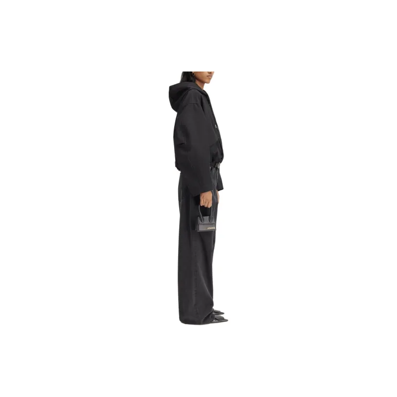 Jacquemus La Parka Courte Caraco 'Black'-2
