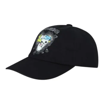 WE11DONE Cotton Fabric Baseball Caps Men's Black