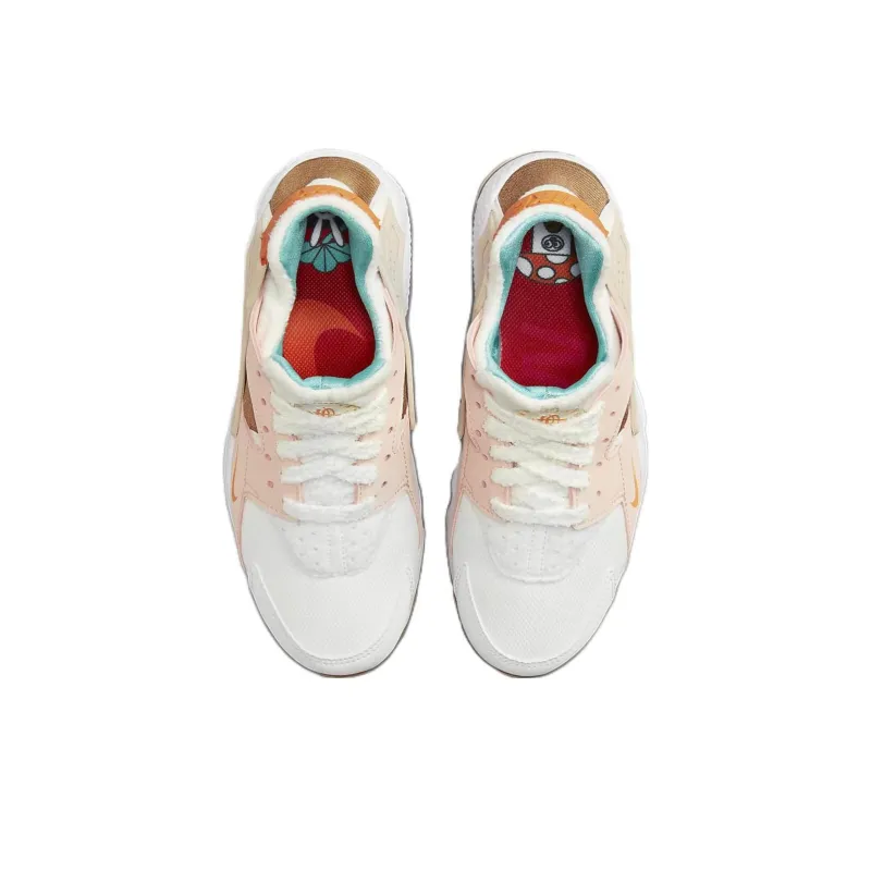 Nike Huarache Run GS 'Sail Safety Orange'-3