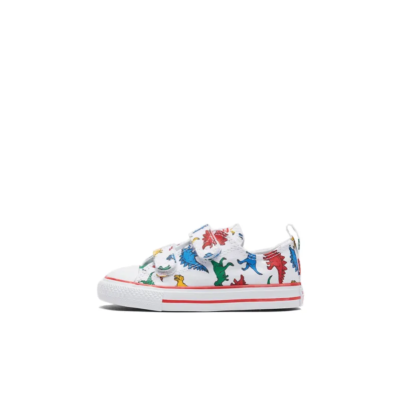Converse Chuck Taylor All Star Low Hook And Loop TD 'Dinoverse Print'-0