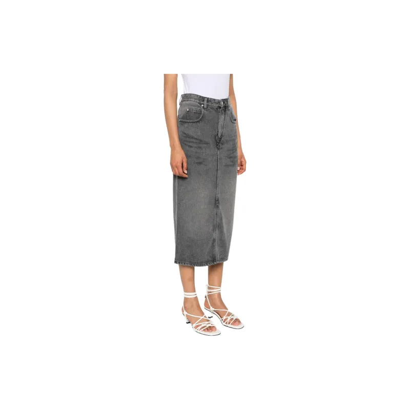 ISABEL MARANT Tilauria Denin Midi Skirt-3
