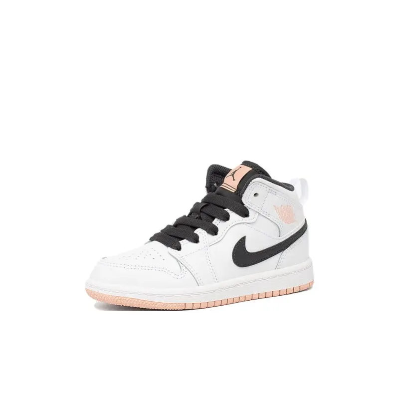 Jordan 1 Mid PS White Arctic Orange-1