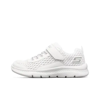 Skechers Comfy Flex 2.0 Slip Resistant Cushioning Wear Resistant Kids Lifestyle Shoes White Teenagers