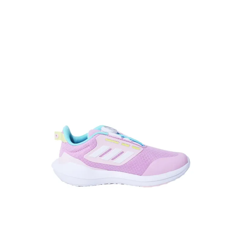 Adidas EQ21 Run Boa Bounce Abrasion Resistant Breathable Low Top Kids' Running Shoes Light Purple Kids'-1