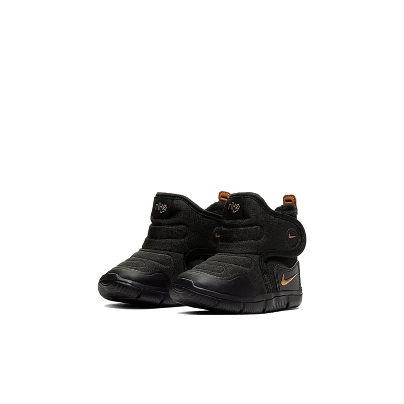 Nike Novice Boot TD Casual Shoes Black Gold Infant And Toddler-2