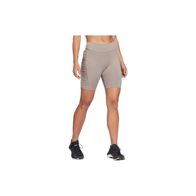 Reebok Studio Ruched High Rise Legging Leggings Women's Boulder Gray-1