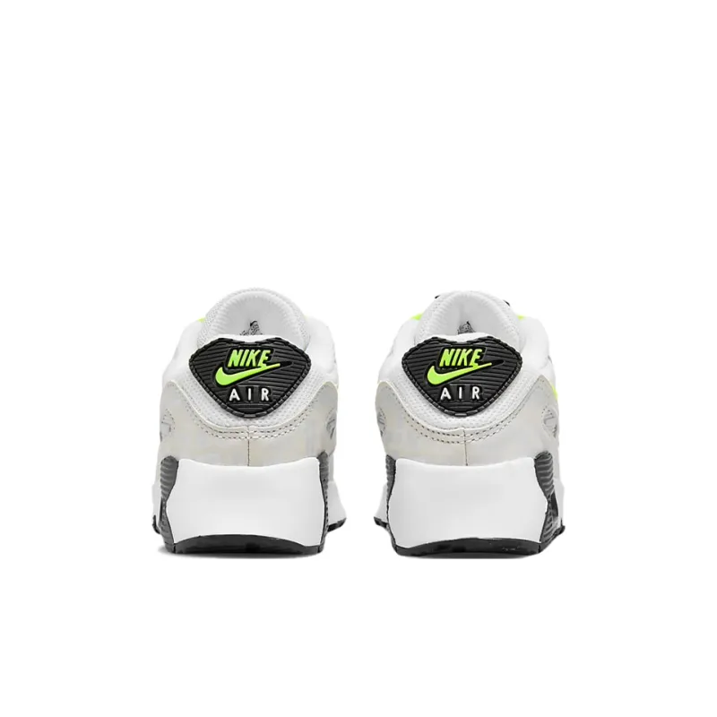 Nike Air Max 90 Leather White Volt GS-4