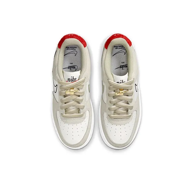 Air Force 1 LV8 S50 GS 'Light Stone University Red'-3