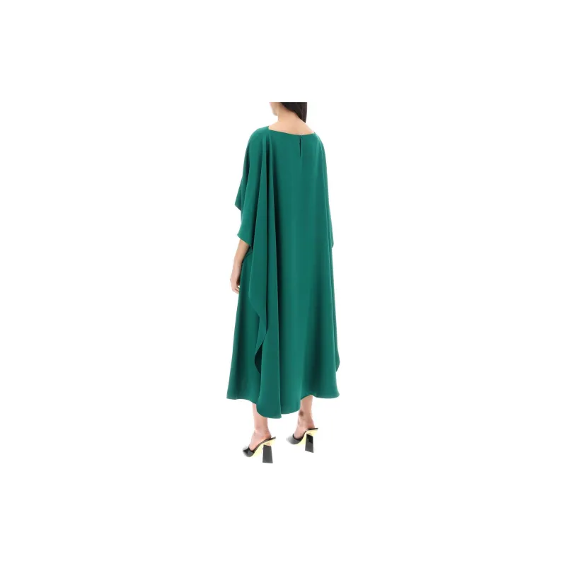 Valentino Ruffled Cape Dress-2