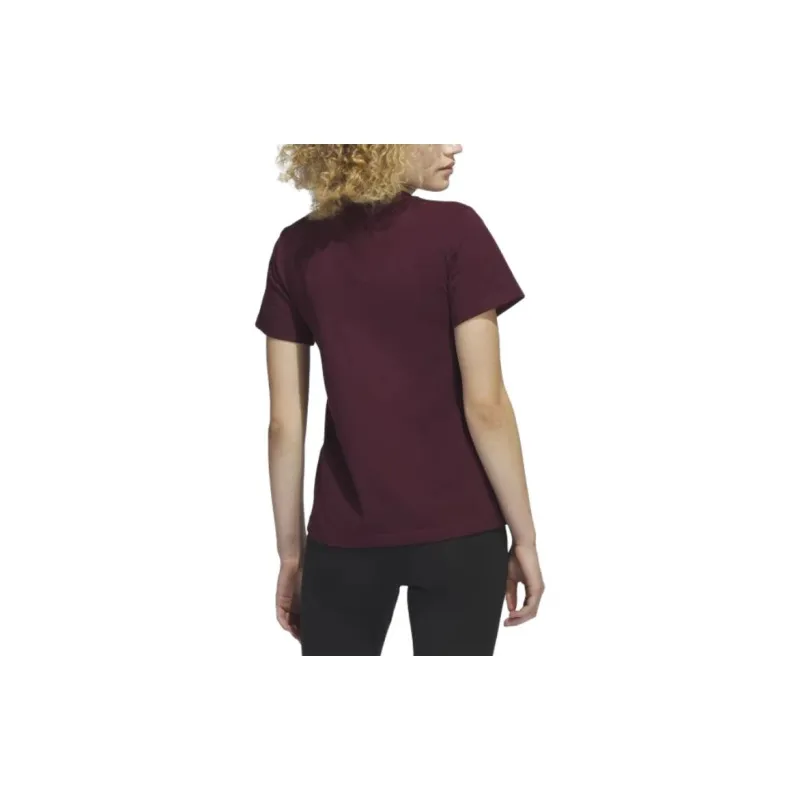 Adidas T-Shirts Women's Burgundy-2