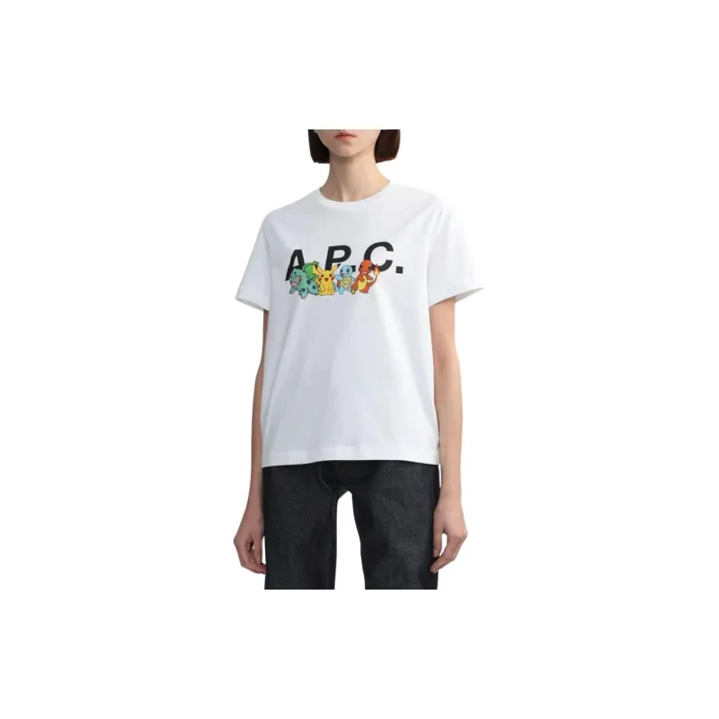 A.P.C T-Shirts Women's White-3