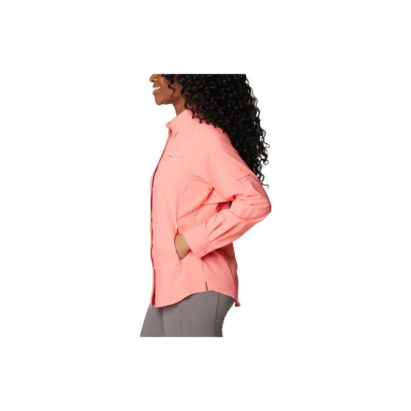Columbia PFG Tamiami™ II Shirt Women's Light Orange Red-3