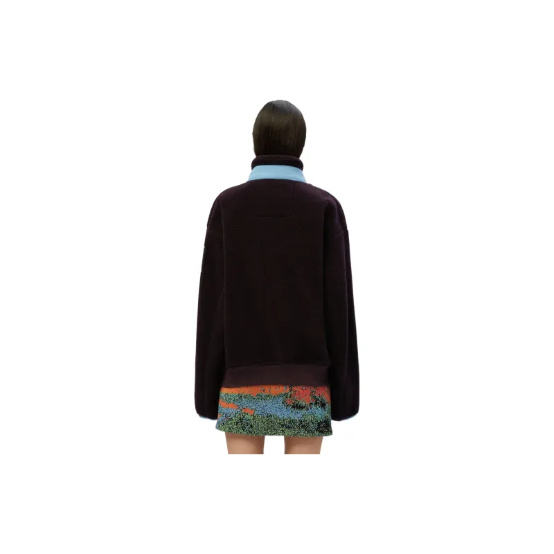 AMBUSH Fleece Panel Jacket 'Black'-2