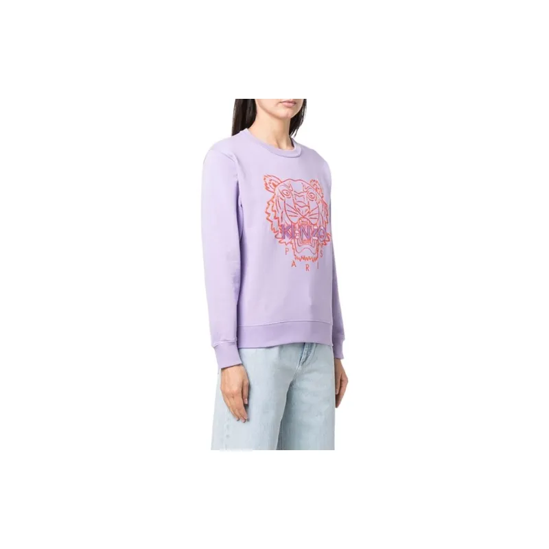 KENZO Sweatshirts Women's Wisteria Purple-4