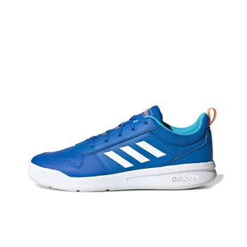 Adidas TENSAUR Series Low-Top Kids' Skateboarding Shoes Blue White Orange Teenagers
