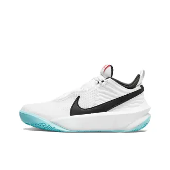 Nike Team Hustle D 10 White Black Blue GS