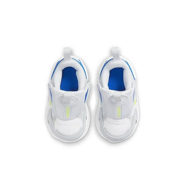 Nike Air Max Bolt Abrasion Resistant Low Top Toddler Shoes Gray White Blue Infant And Toddler-3