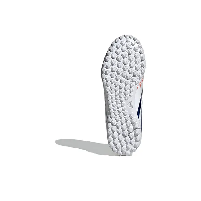 Adidas Adizero Ambition Panther 2.0 Edge.4 H/L TF J Anti Slip Wear Resistant Low Top Kids' Soccer Shoes White Kids'-5