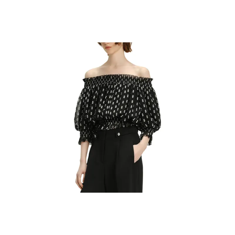 KARL LAGERFELD SS24 Shirt Women's Black-5
