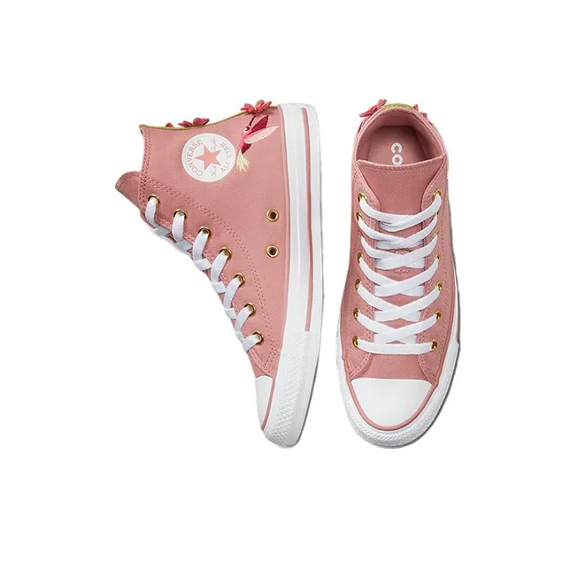 Converse Chuck Taylor All Star 3D High GS 'Blooms & Hummingbirds'-3