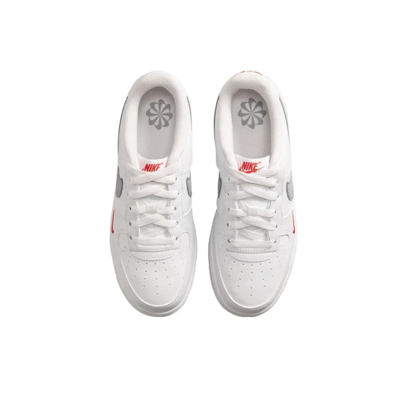 Nike Air Force 1 Low GS White Grey-3
